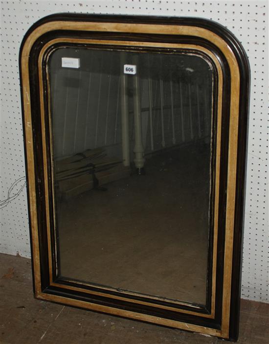 Ebonised mirror